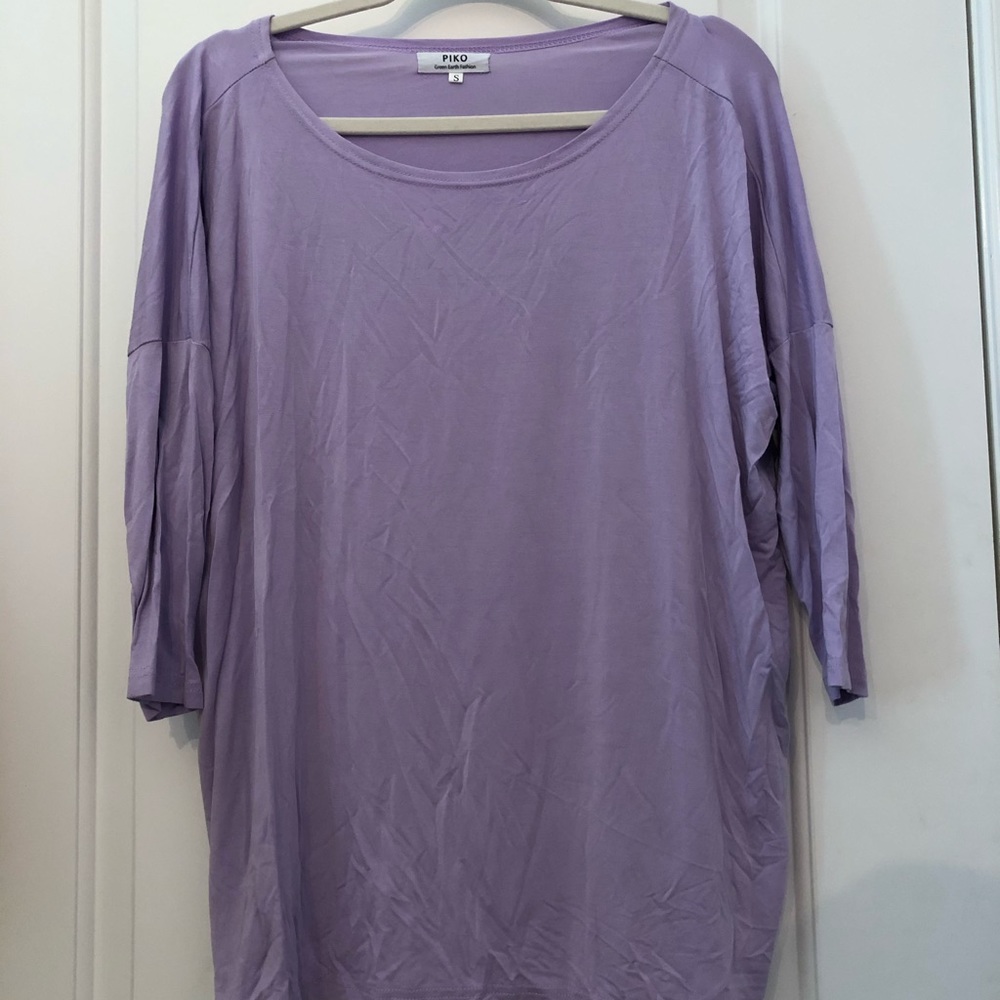 Purple PIKO Oversized Top